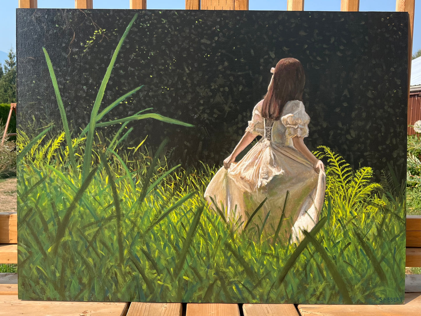 "Whispers at the Meadow's Edge"